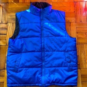 Cargo blue vest with pockets size: L